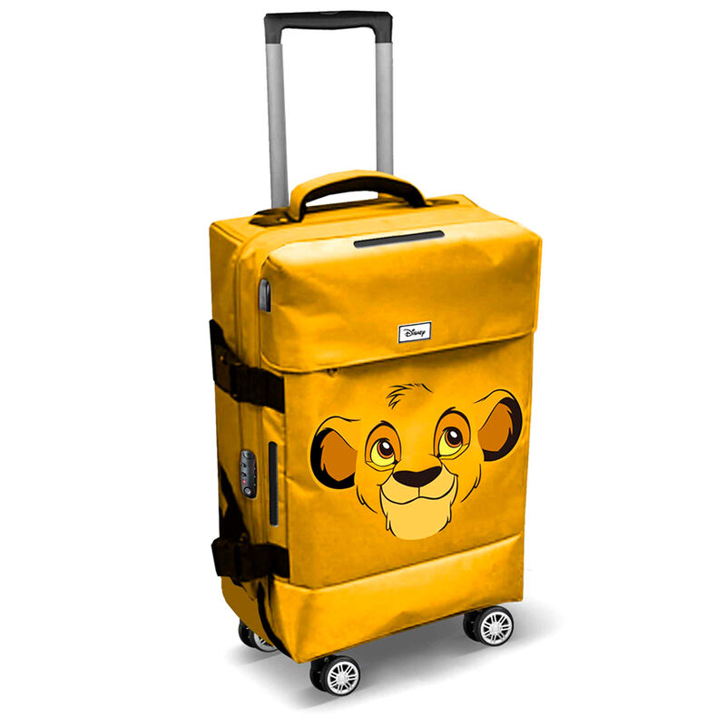 Imagen de Maleta Trolley Face Simba El Rey Leon Disney 55Cm parte de nuestra colección en Espadas y más, sitio oficial.