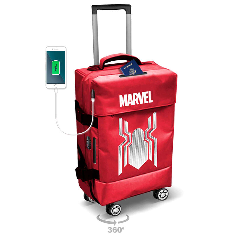 Imagen 2 - Maleta Trolley Spiderman Marvel 55Cm
