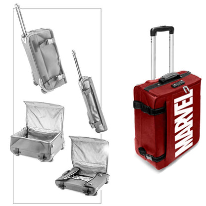 Imagen 2 de Maleta Trolley Logo Marvel Plegable 55Cm