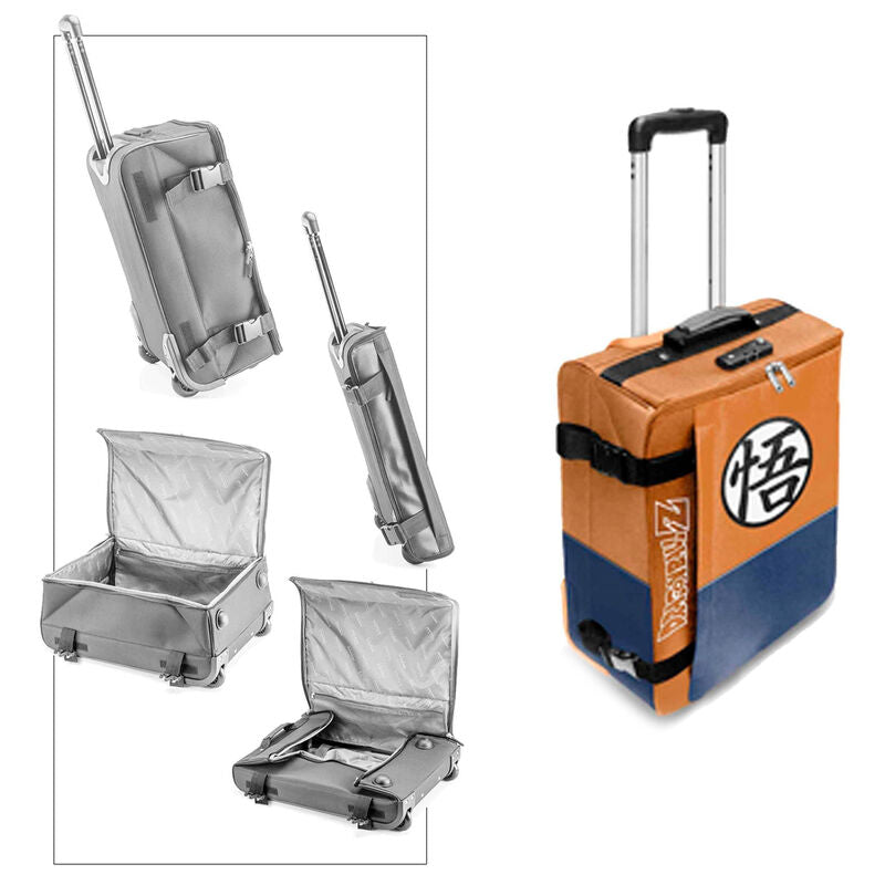 Imagen 2 - Maleta Trolley Dragon Ball Z Plegable 55Cm