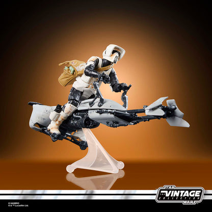 Imagen 15 de Figura Speeder Bike Scout Trooper & Grogu The Mandalorian Star Wars 9Cm