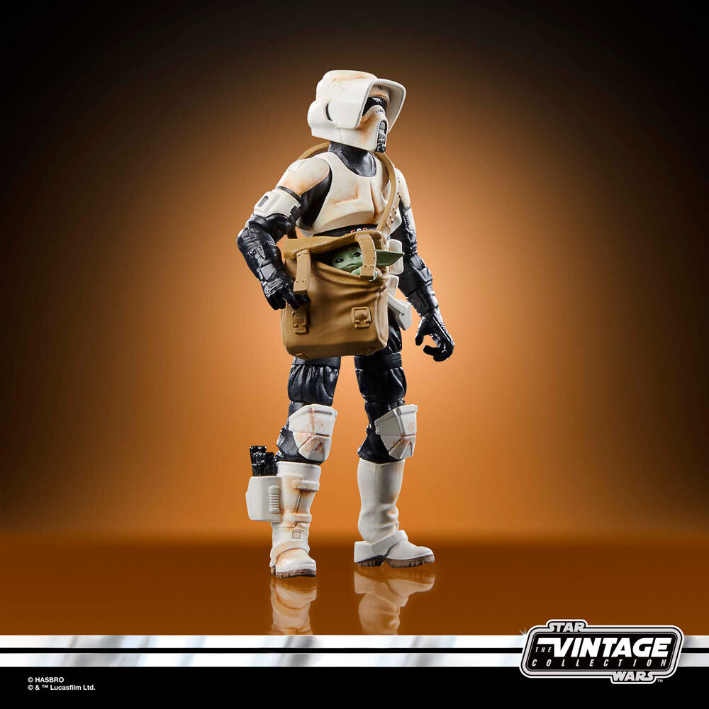 Imagen 16 de Figura Speeder Bike Scout Trooper & Grogu The Mandalorian Star Wars 9Cm