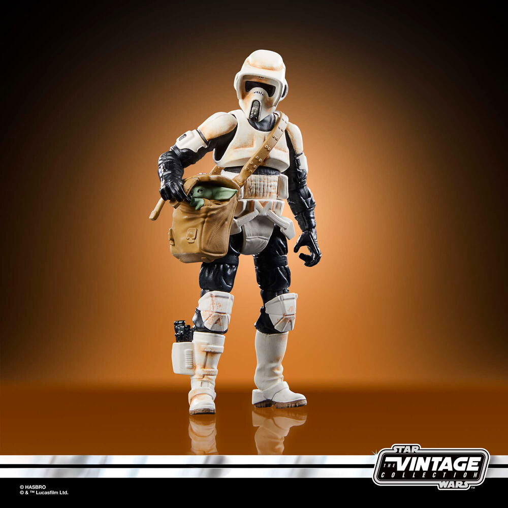 Imagen 17 de Figura Speeder Bike Scout Trooper & Grogu The Mandalorian Star Wars 9Cm