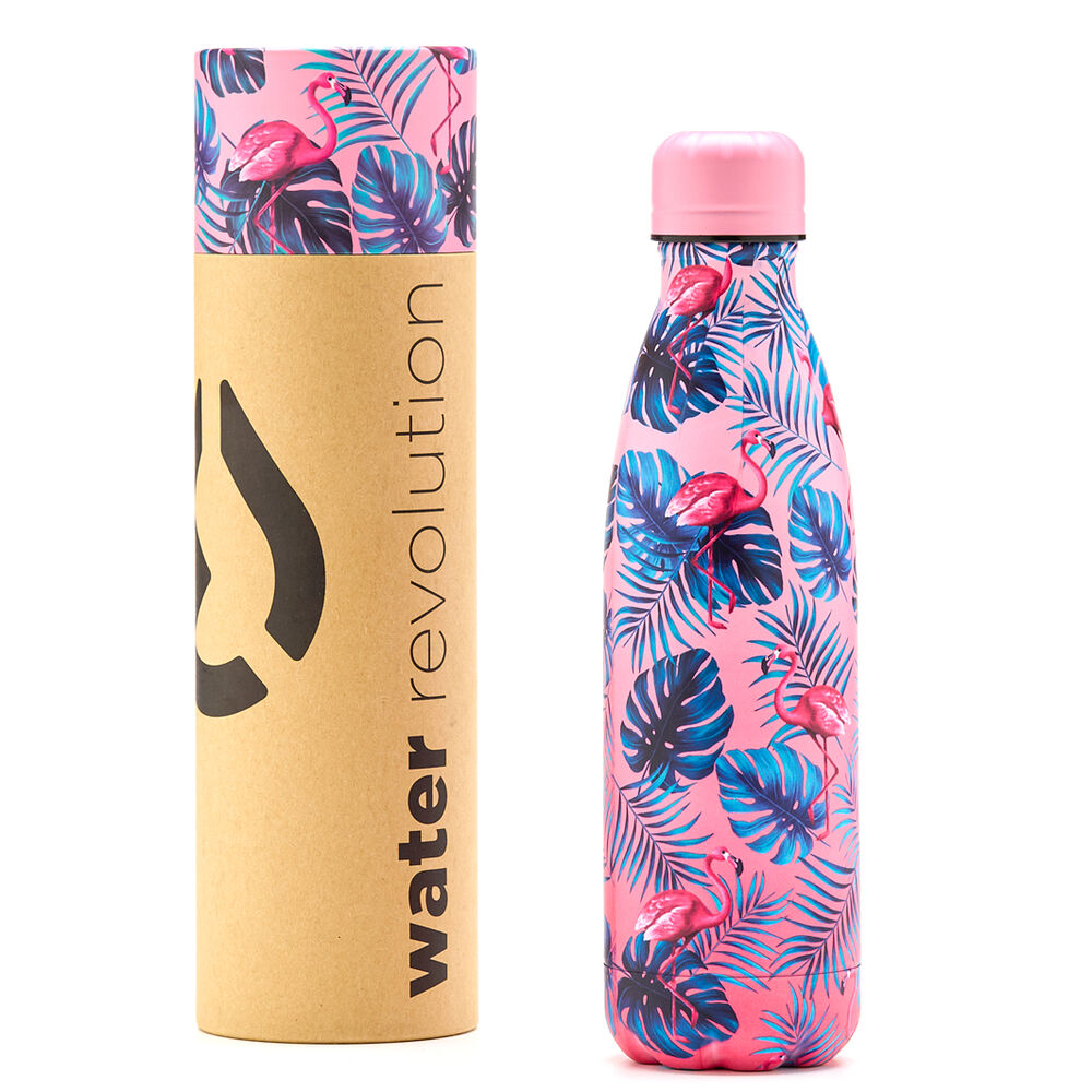 Imagen 1 - Botella Flamenco Rosa Water Revolution 500Ml