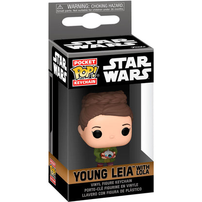 Imagen de Llavero Pocket Pop Star Wars Obi-Wan Kenobi 2 Young Leia Organa parte de nuestra colección en Espadas y más, sitio oficial.