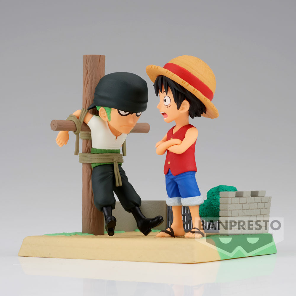 Imagen 2 de Figura Monkey D Luffy & Roronoa Zoro Log Stories One Piece 7Cm