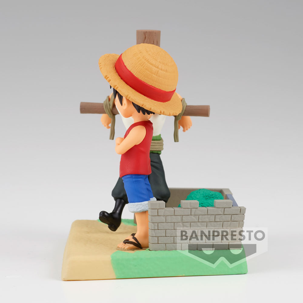 Imagen 4 de Figura Monkey D Luffy & Roronoa Zoro Log Stories One Piece 7Cm