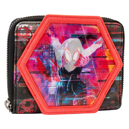 Imagen 2 de Cartera Lenticular Cruzando El Multiverso Spiderman Marvel Loungefly