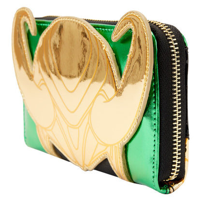 Imagen 2 de Cartera Metallic Loki Marvel Loungefly