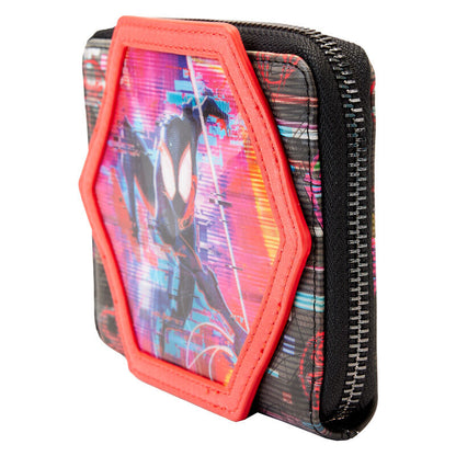 Imagen 3 de Cartera Lenticular Cruzando El Multiverso Spiderman Marvel Loungefly