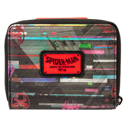 Imagen 4 de Cartera Lenticular Cruzando El Multiverso Spiderman Marvel Loungefly