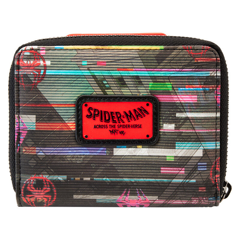 Imagen 4 de Cartera Lenticular Cruzando El Multiverso Spiderman Marvel Loungefly