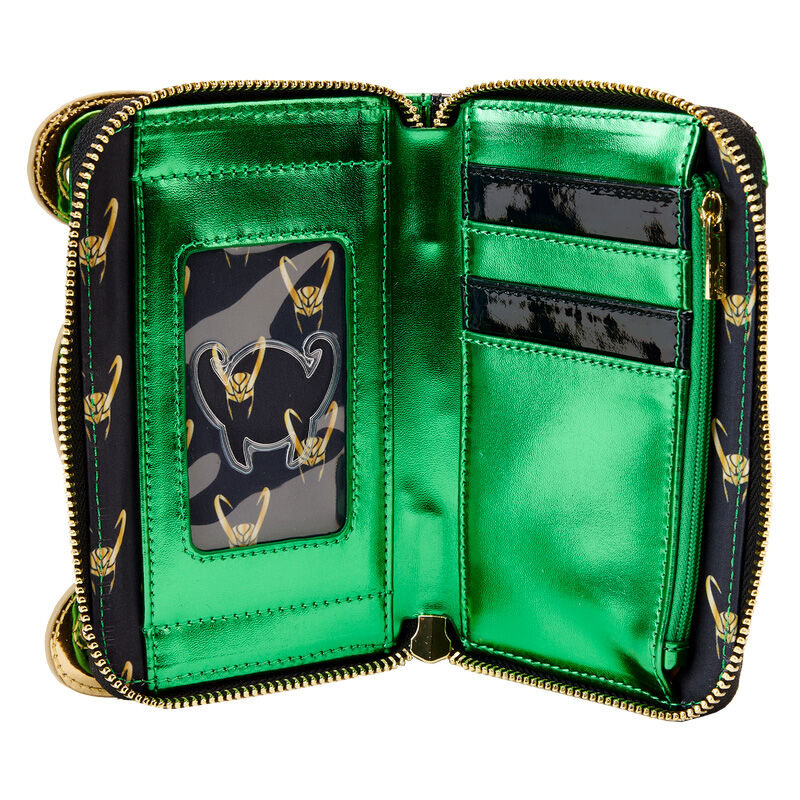 Imagen 4 de Cartera Metallic Loki Marvel Loungefly