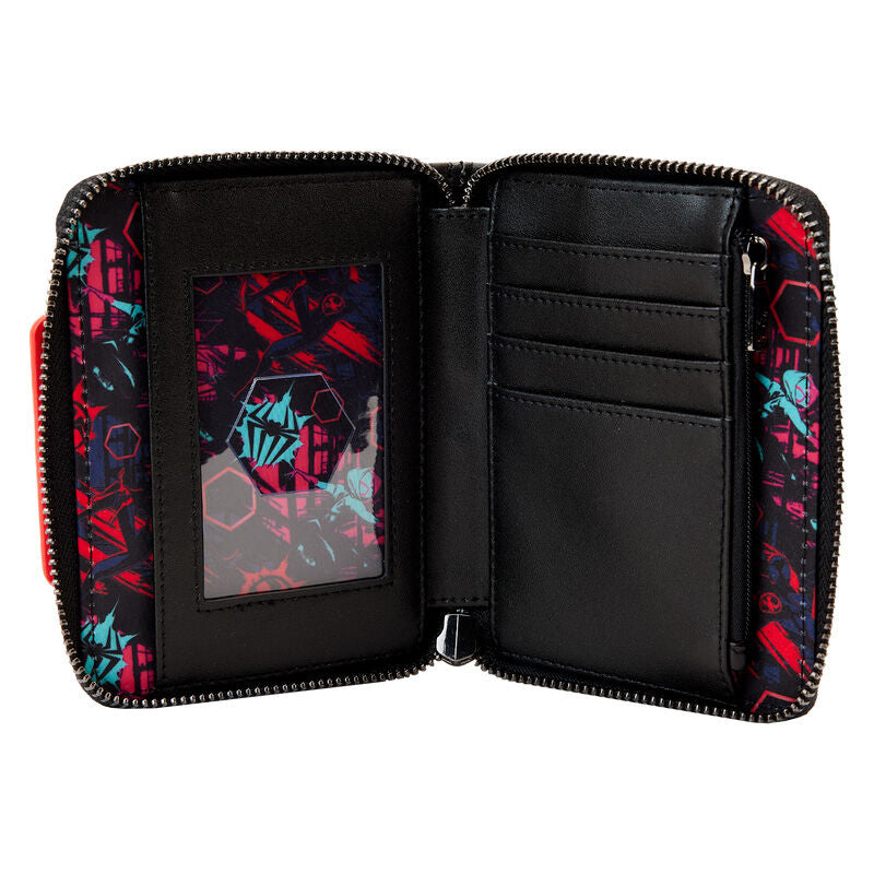 Imagen 5 de Cartera Lenticular Cruzando El Multiverso Spiderman Marvel Loungefly