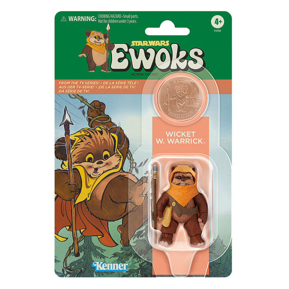 Imagen 11 de Figuras Wicket W Warrick & Kneesaa Ewoks Star Wars 9Cm