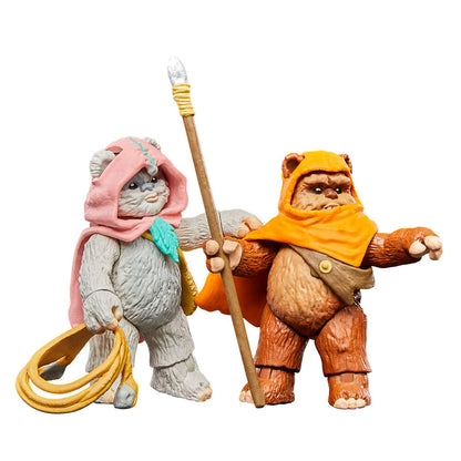 Imagen 4 de Figuras Wicket W Warrick & Kneesaa Ewoks Star Wars 9Cm
