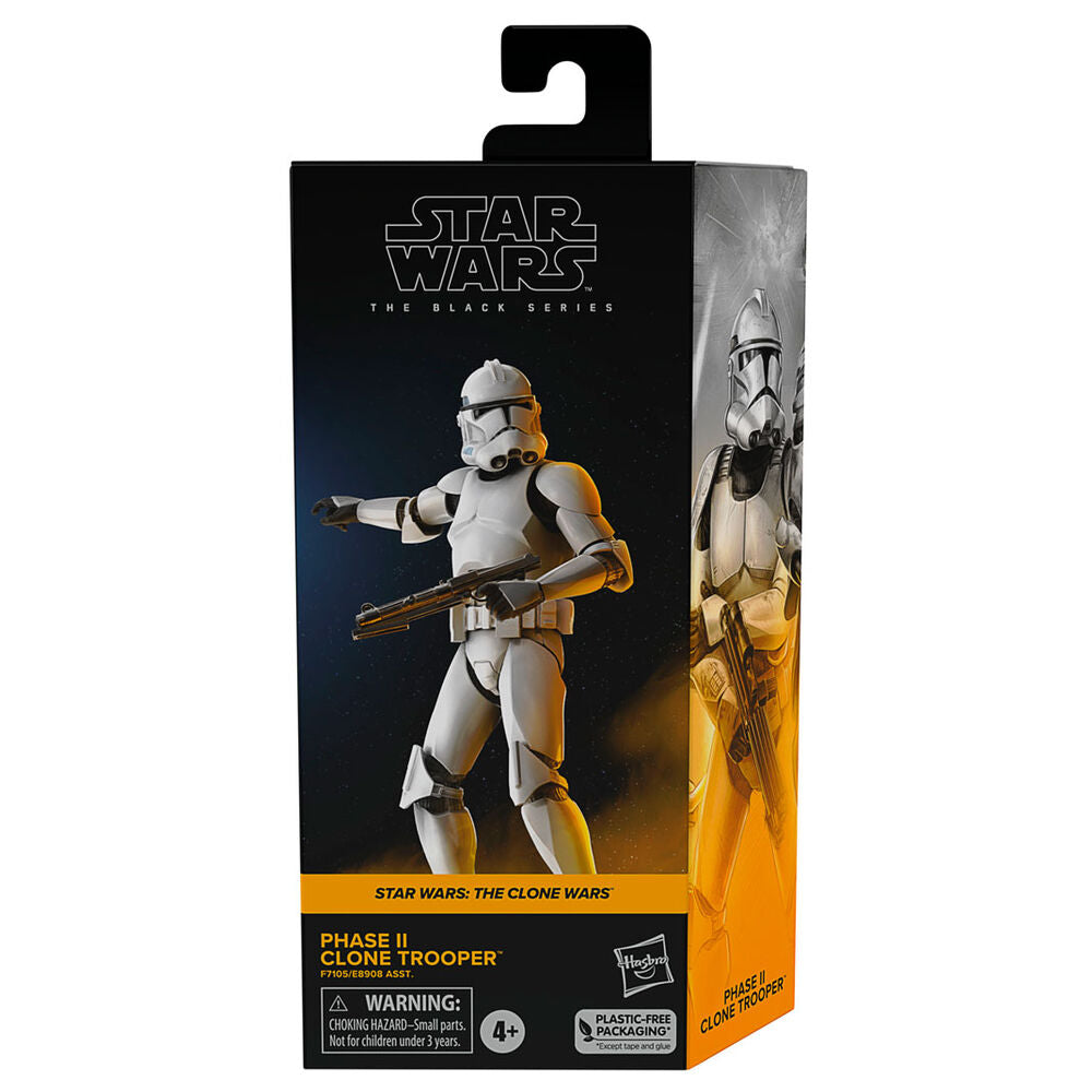 Imagen 1 de Figura Phase Ii Clone Trooper The Clone Wars Star Wars 15Cm