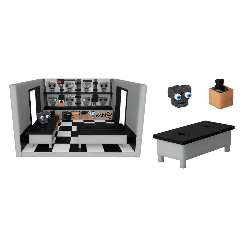 Imagen 3 de Figura Playset Snaps! Five Nights At Freddys Chica With Storage Room