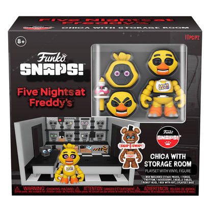 Imagen 1 de Figura Playset Snaps! Five Nights At Freddys Chica With Storage Room