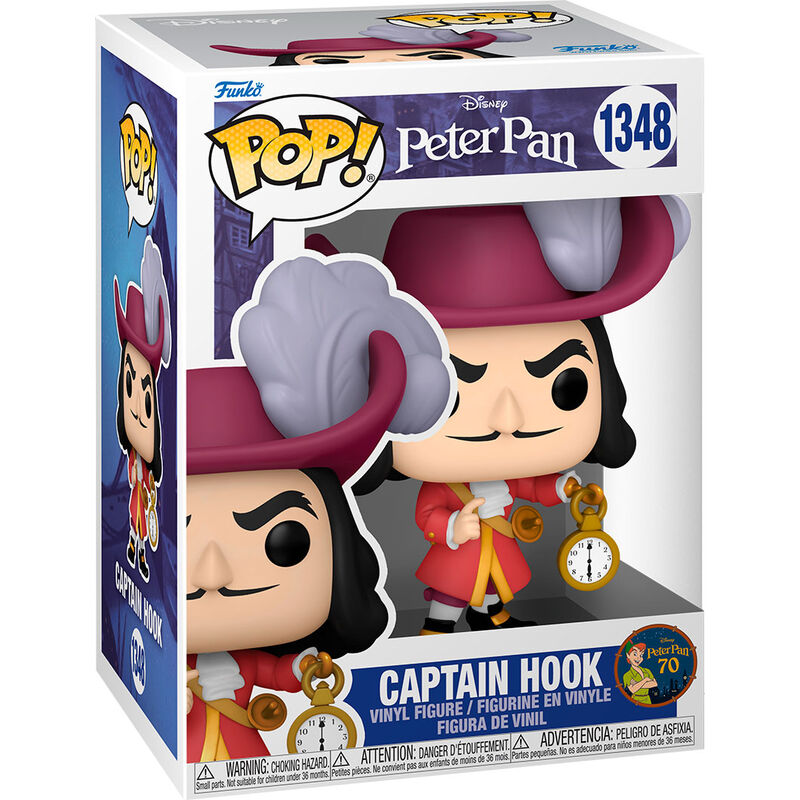 Imagen 1 de Figura Pop Disney Peter Pan 70Th Anniversary Captain Hook