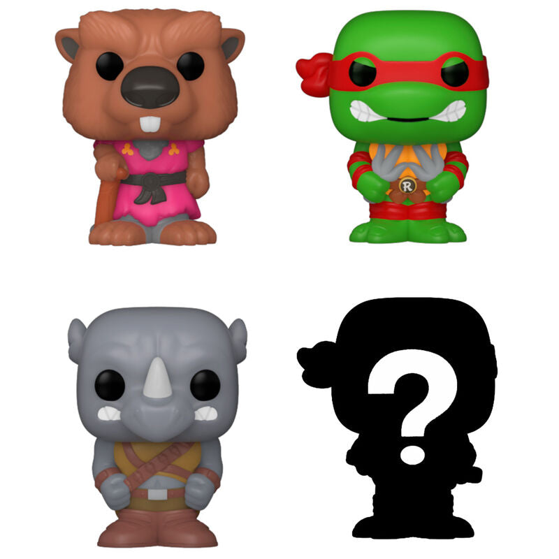 Imagen 2 de Blister 4 Figuras Bitty Pop Tortugas Ninja Splinter