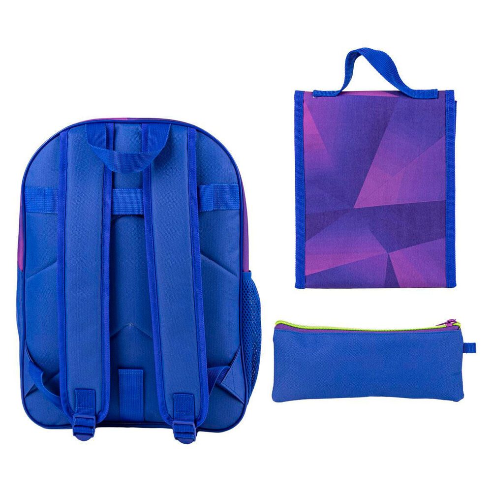 Imagen 1 de Mochila + Portatodo + Portamerienda Sonic Prime 42Cm