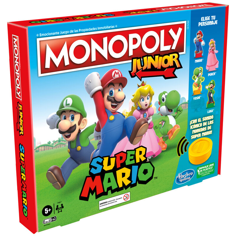 Imagen 2 de Juego Monopoly Junior Super Mario Español