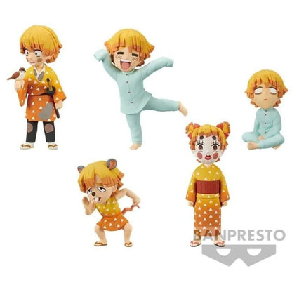 Imagen 5 de Pack 12 Figuras Zenitsu Agatsuma World Collectable Demon Slayer Kimetsu No Yaiba 7Cm