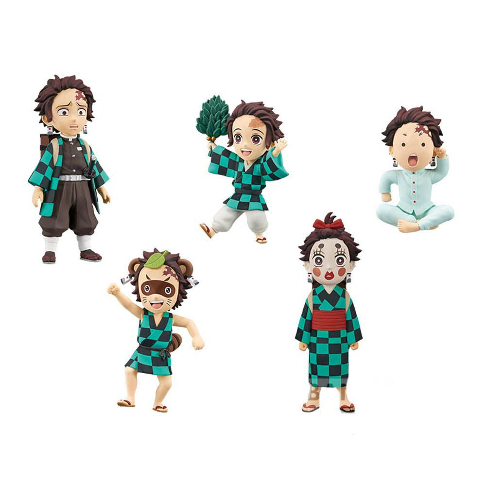 Imagen 5 de Pack 12 Figuras Tanjiro Kamado Demon Slayer Kimetsu No Yaiba 7Cm Surtido