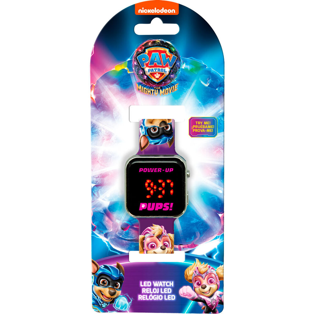 Imagen 2 de Reloj Led Mighty Movie Patrulla Canina Paw Patrol 2