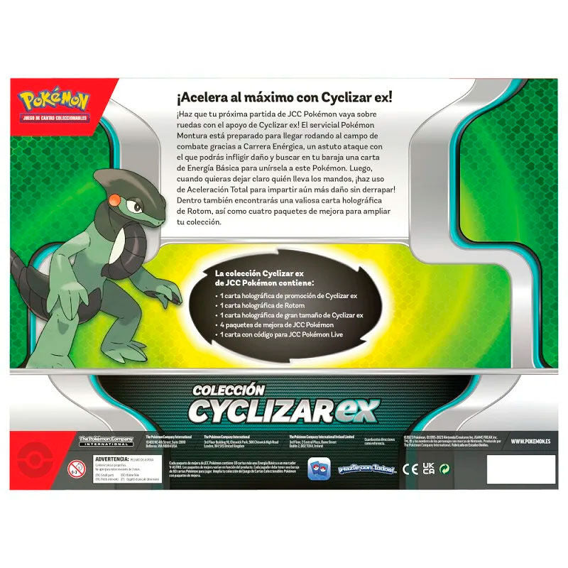 Imagen 2 - Blister Juego Cartas Coleccionables Ciclyzar Ex Pokemon Español