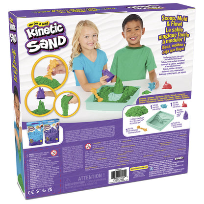 Imagen 2 de Sandbox Set Kinetic Sand Verde