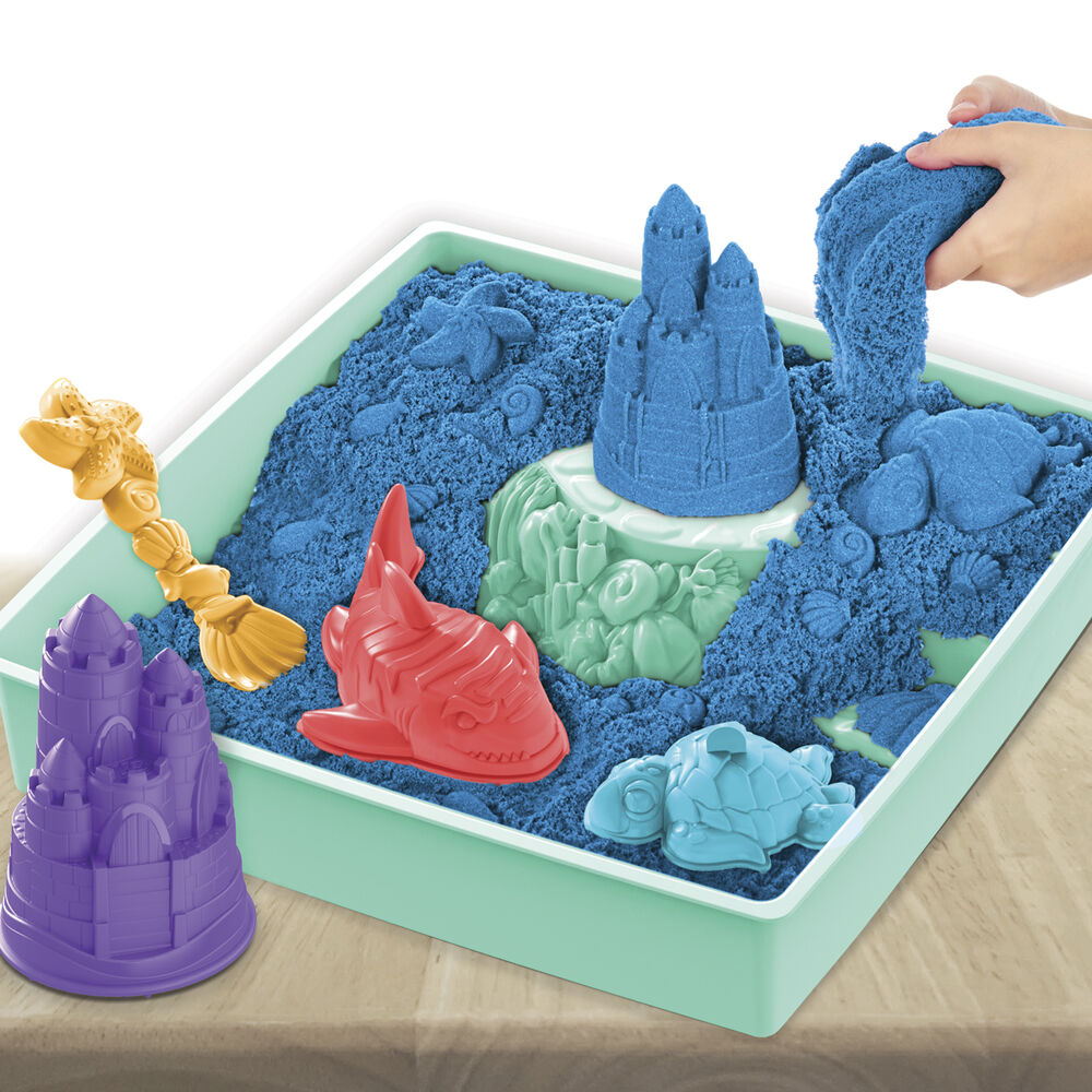 Imagen 3 de Sandbox Set Kinetic Sand Azul