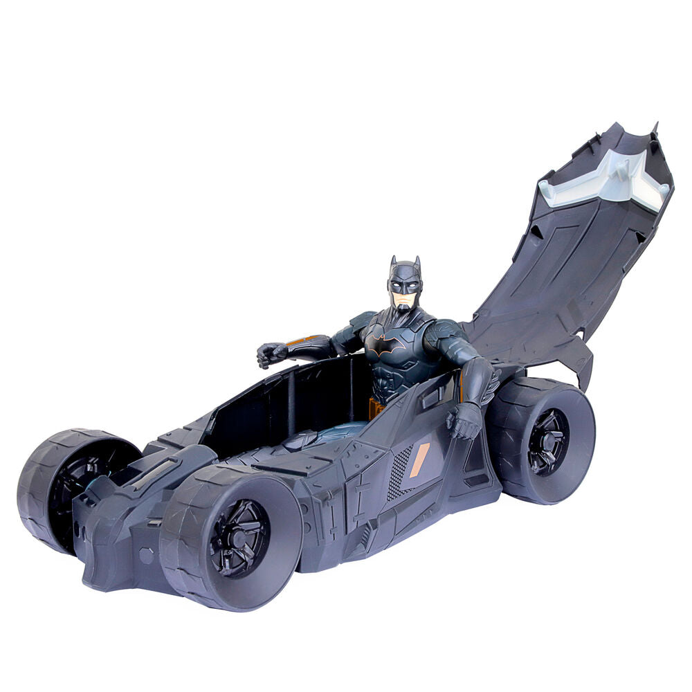 Imagen 3 de Figura Batman + Batmovil Dc Comics 30Cm