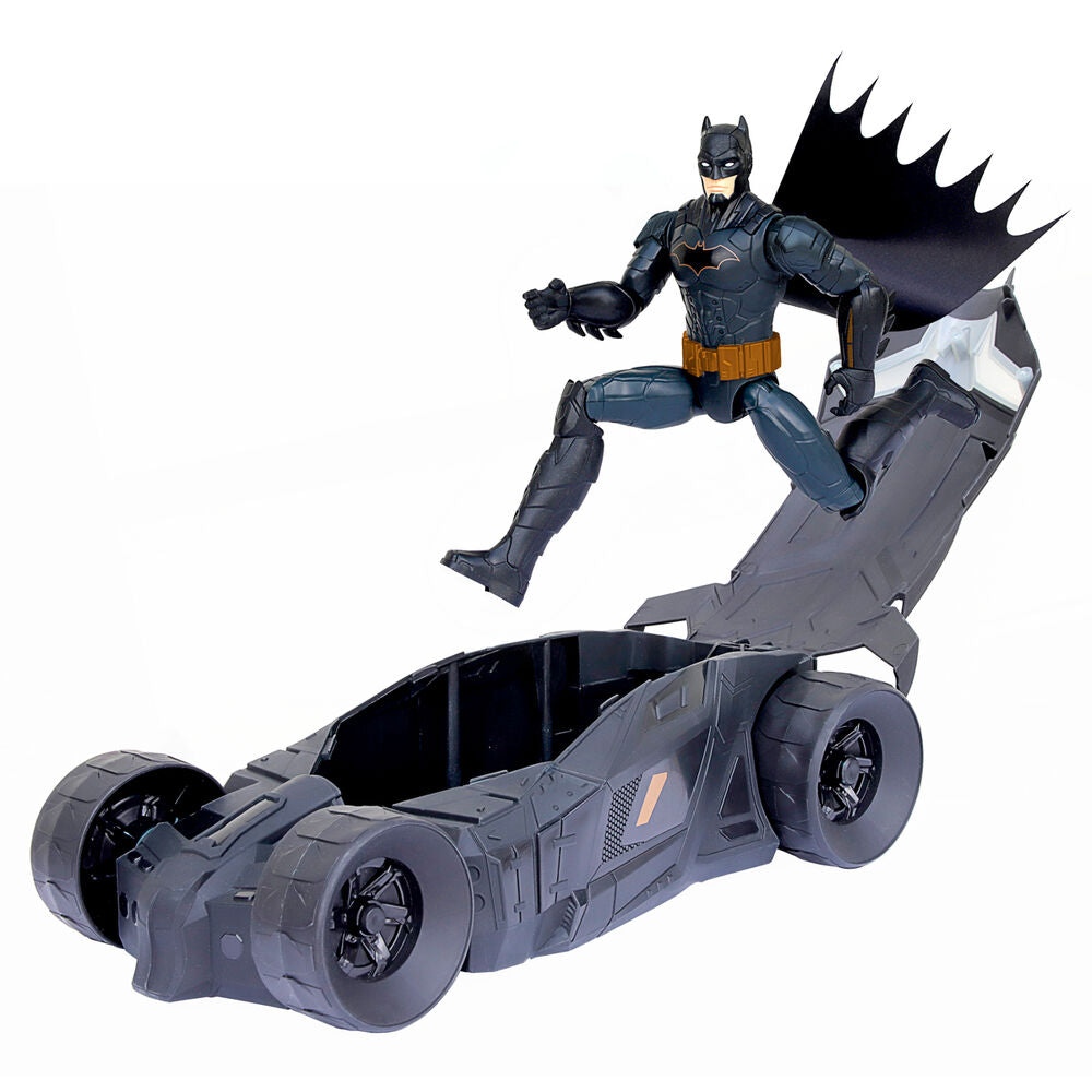 Imagen 4 de Figura Batman + Batmovil Dc Comics 30Cm