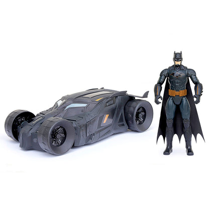 Imagen 5 de Figura Batman + Batmovil Dc Comics 30Cm