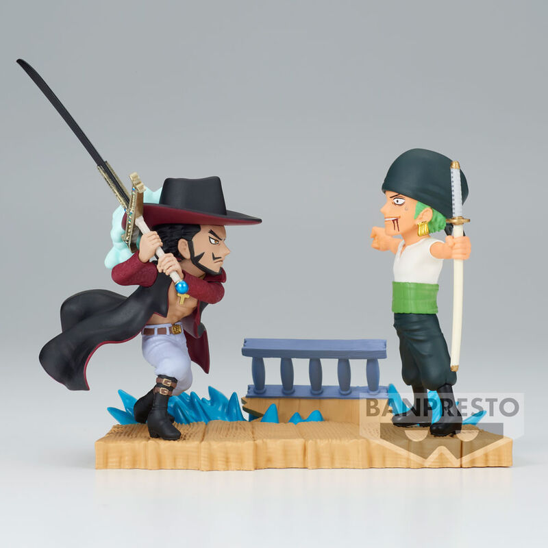 Imagen de Figura Roronoa Zoro Vs Dracule Mihawk Log Stories One Piece 7Cm parte de nuestra colección en Espadas y más, sitio oficial.