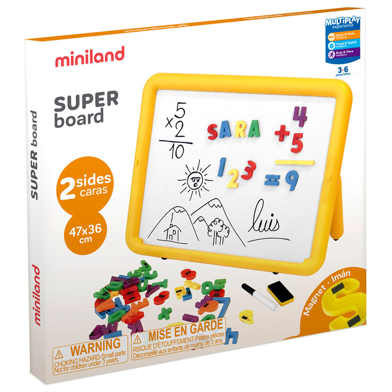 Imagen 1 de Pizarra Super Board 2 Caras Metalicas