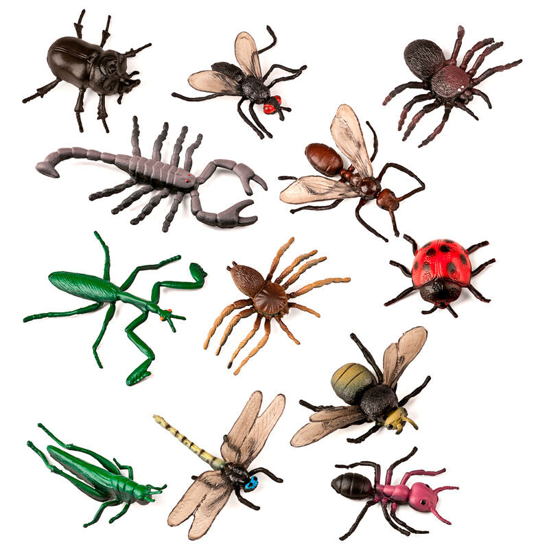 Imagen 2 de Set Animales Insectos 12Pzs