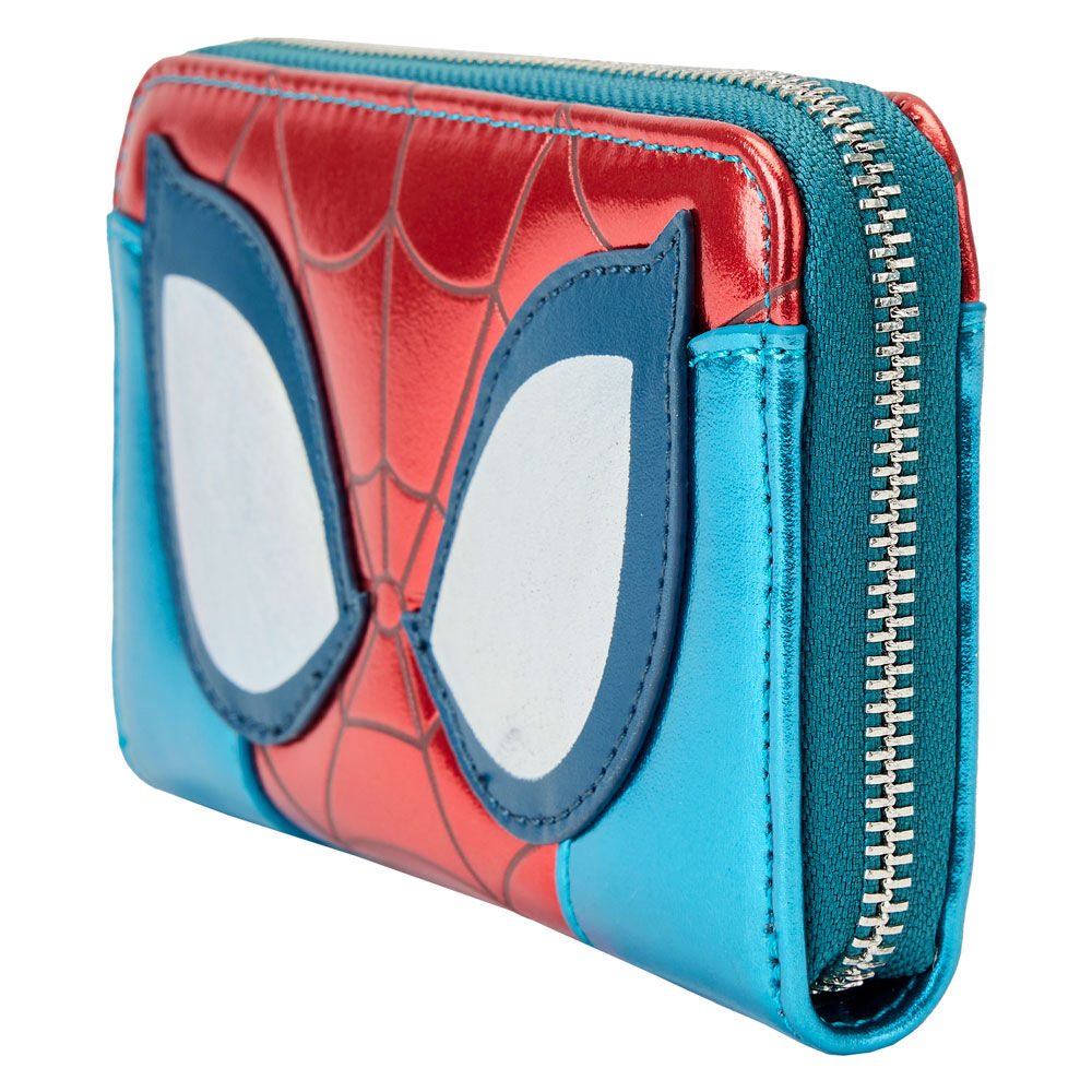 Imagen 2 de Cartera Metallic Spiderman Marvel Loungefly