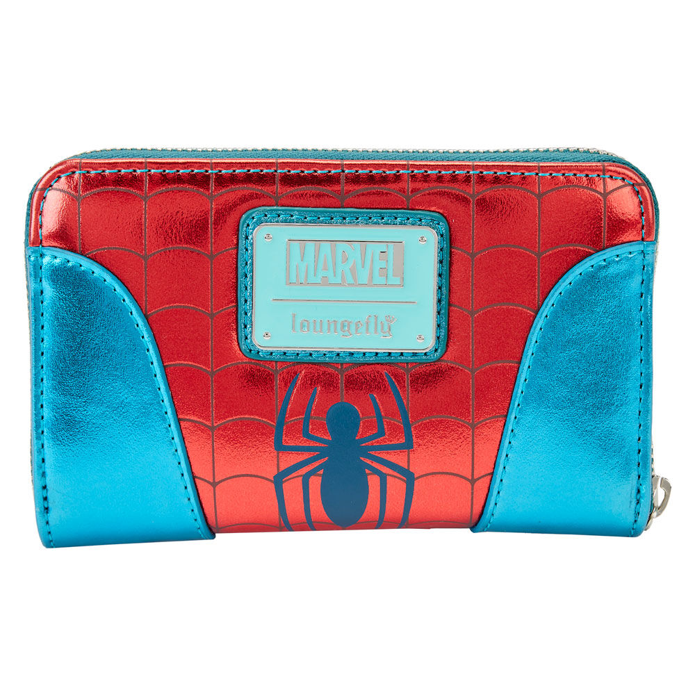 Imagen 3 de Cartera Metallic Spiderman Marvel Loungefly