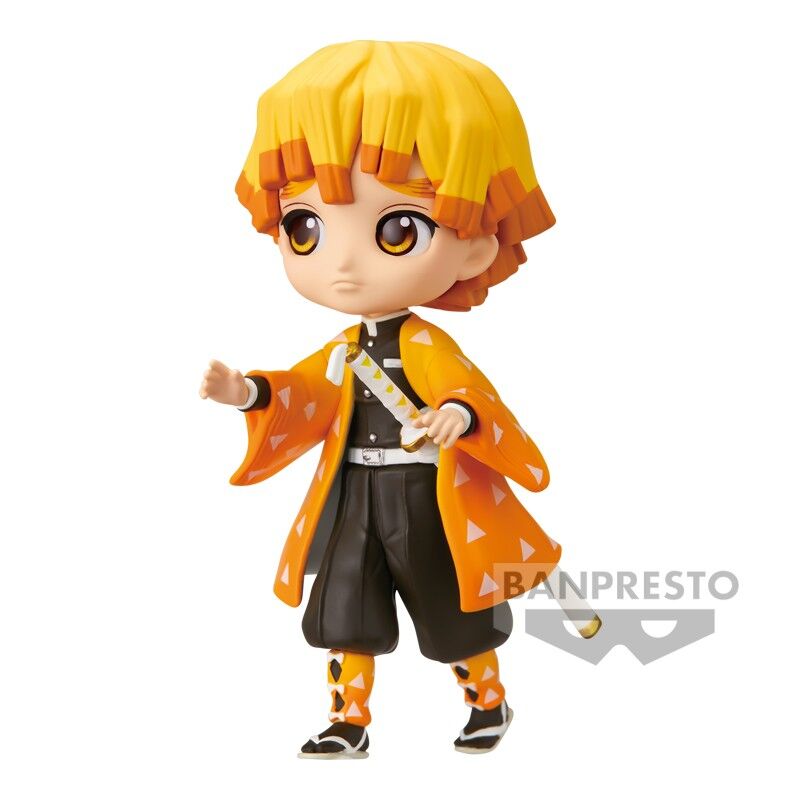 Imagen 5 de Figura Zenitsu Agatsuma Demon Slayer Kimetsu No Yaiba Q Posket Petit 7Cm