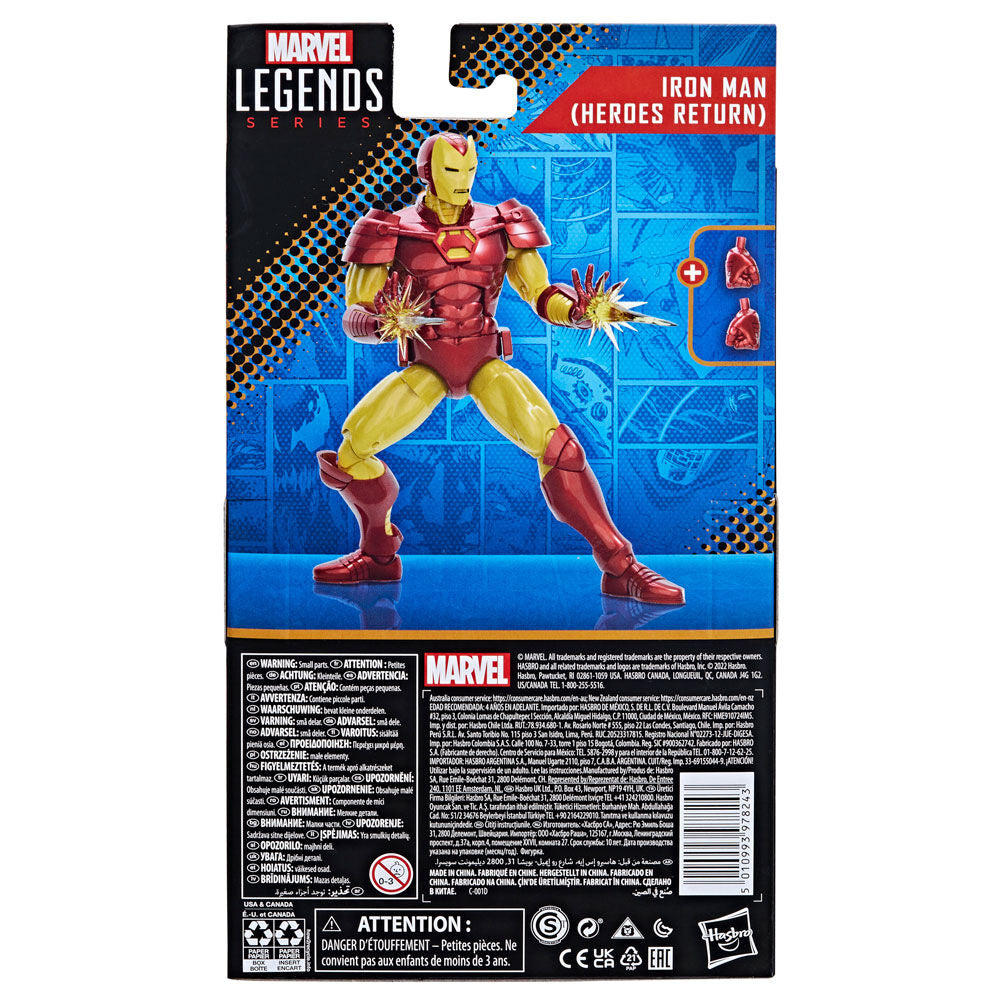 Imagen 7 de Figura Iron Man Heroes Return Marvel 15Cm