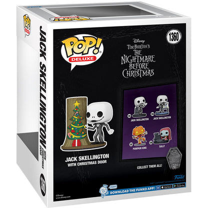 Imagen de Figura Pop Disney Deluxe Pesadilla Antes De Navidad 30Th Anniversary Jack Skellington With Christmas Door parte de nuestra colección en Espadas y más, sitio oficial.