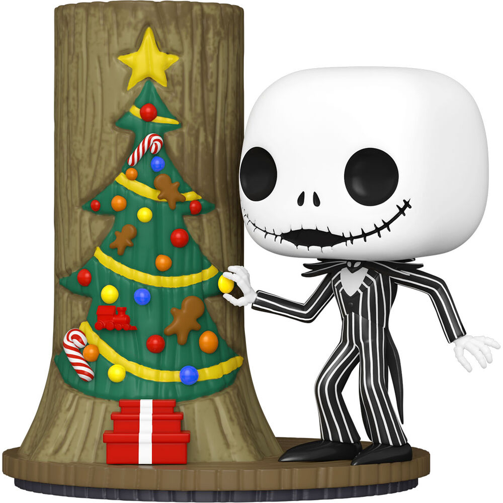 Imagen 2 de Figura Pop Disney Deluxe Pesadilla Antes De Navidad 30Th Anniversary Jack Skellington With Christmas Door