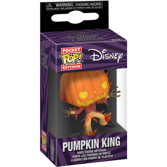 Imagen 1 de Llavero Pocket Pop Disney Pesadilla Antes De Navidad 30Th Anniversary Pumpkin King