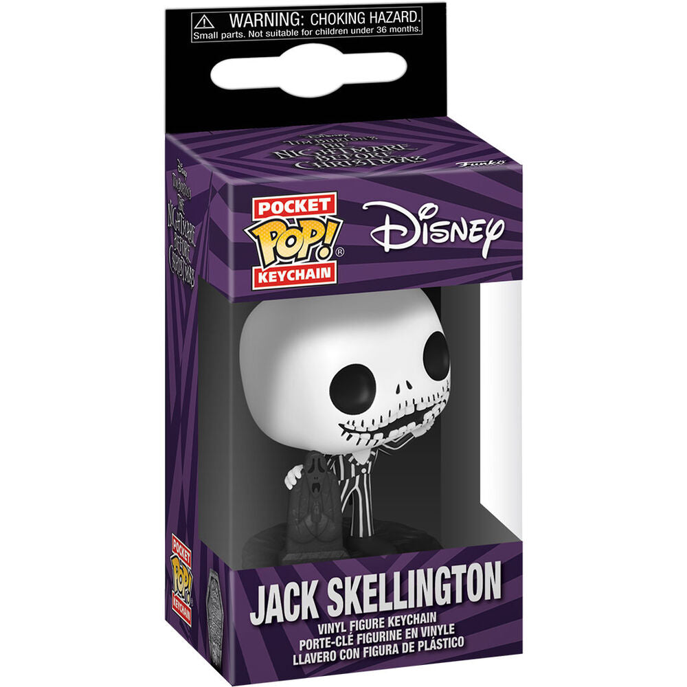 Imagen 1 de Llavero Pocket Pop Disney Pesadilla Antes De Navidad 30Th Anniversary Jack Skellington