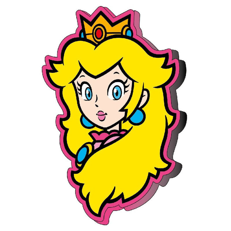 Imagen de Cojin 3D Peach Super Mario Bros parte de nuestra colección en Espadas y más, sitio oficial.