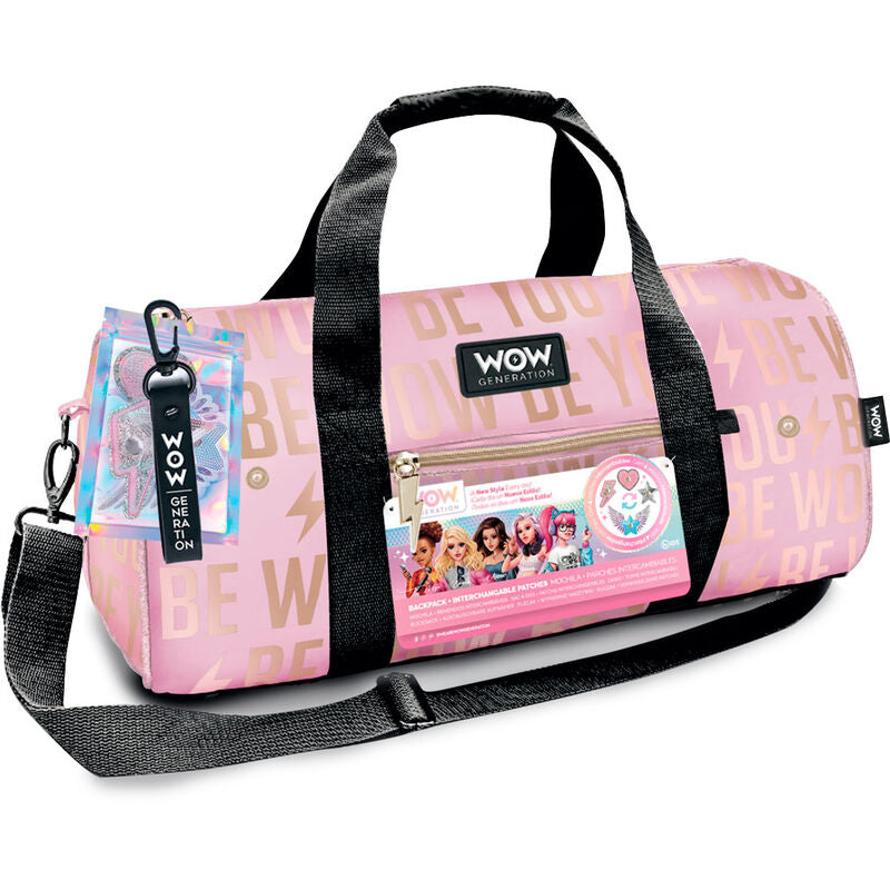 Imagen de Bolsa Deporte + Parches Wow Generation parte de nuestra colección en Espadas y más, sitio oficial.