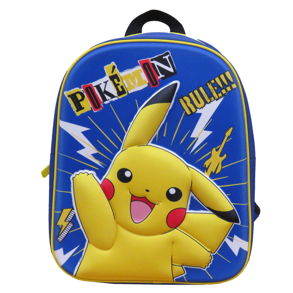 Imagen 3 de Mochila 3D Pikachu Pokemon 30Cm